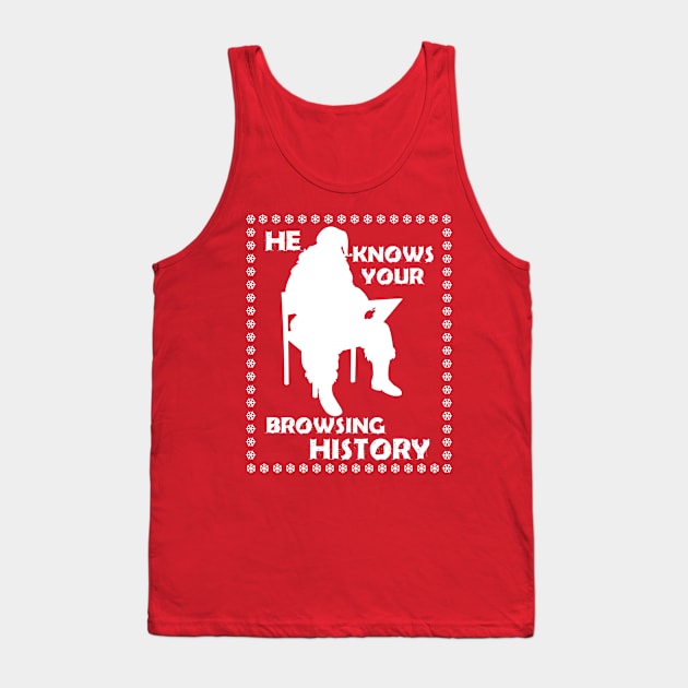 Funny Santa Claus Internet Joke Christmas Meme Tank Top by BoggsNicolas